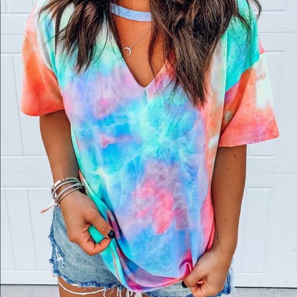 Tie Dye Printed Shirt.